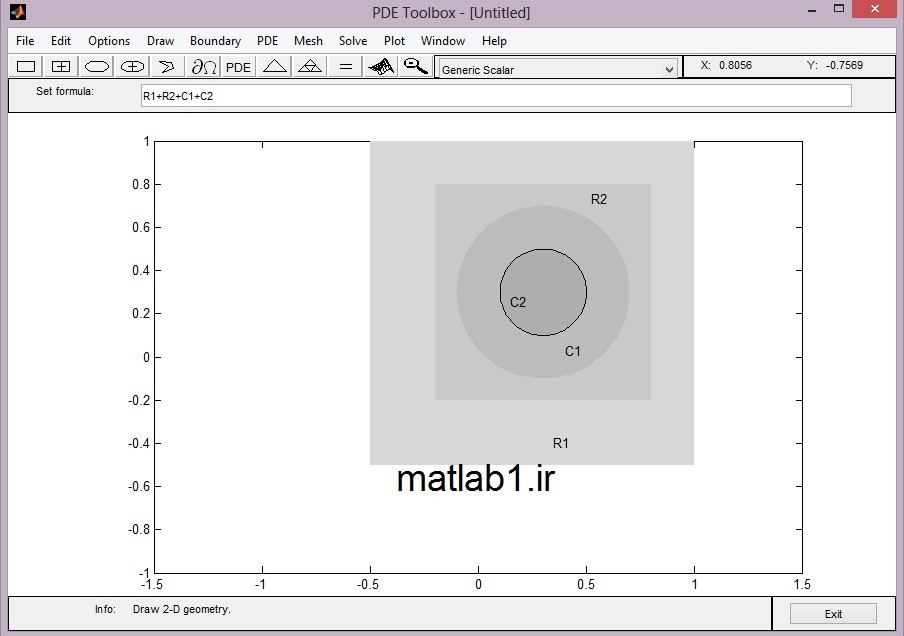 PDE toolbax in MATLAB exmaple 4